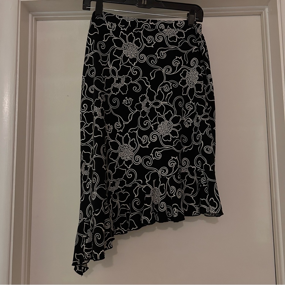 White House Black Market Asymmetrical Midi Skirt